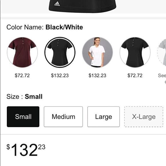 Adidas | NAVY BLUE Golf Women's Puremotion Solid Jersey Polo Shirt - Picture 4 of 11